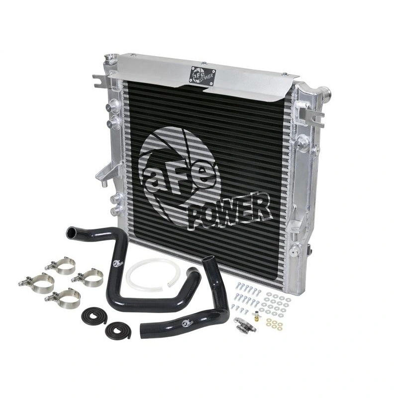 aFe – BladeRunner GT Series Bar and Plate Radiator w/ Black Hoses 12-18 Jeep Wrangler (JK) V6 3.6L