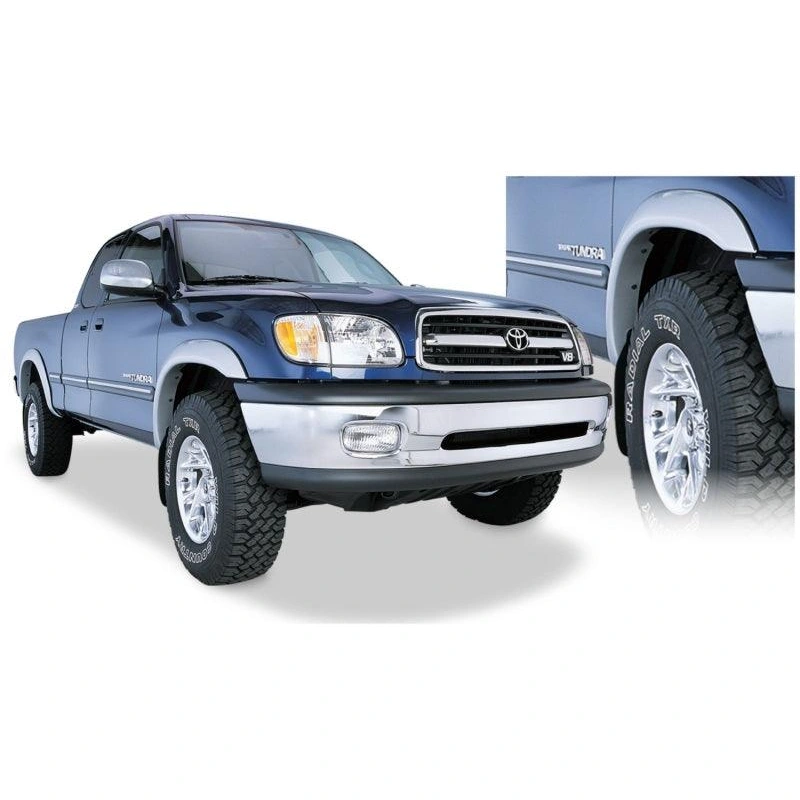 Bushwacker 00-02 Toyota Tundra Fleetside Extend-A-Fender Style Flares 4pc 76.5/98.2in Bed – Black