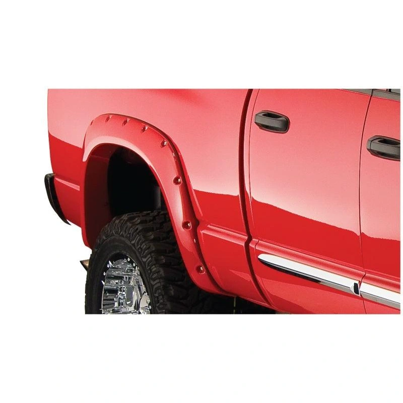 Bushwacker 02-08 Dodge Ram 1500 Fleetside Pocket Style Flares 2pc 75.9/76.3/97.9in Bed – Black